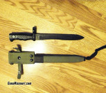 Model 1964 Spanish CETME bayonet and scabbard