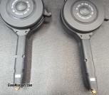 2 50 round RWB Glock drum magazines 40 S&W