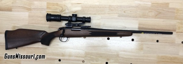 Bergara B-14 Timber, Scope, Hoppe's cleaning kit, Allen case, and 100 rounds of Ammo