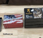 Hoppe's bore snake and 6.5 Creedmoor ammo -- 100 rds