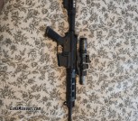 Left Handed Stagarms AR-15 Package ( Like New ) +Burris Optics, Timberlake Trigger, 500 rounds 5.56 .