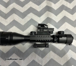 Hiram 4-16x50 rifle scope w/ Reflex sight
