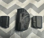 New Dara, LH Kydex holster with mag carriers for Sig P238 