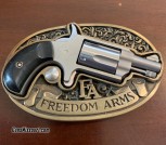 Freedom Arms Belt Buckle .22 LR Gun