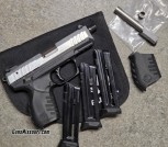 RUGER SR22 22LR 3.5in 10rd Black/Silver Threaded 3 magazines
