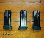 3 Sig Sauer 9mm P365 12 round magazines