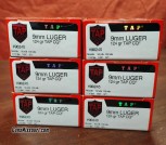 150 Rounds Of Hornady 9MM Luger TAP Ammo. 124 grain.