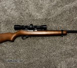 Ruger 10/22 Carbine 18” wood stock with scope