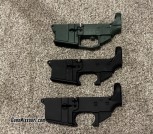 79% 80% AR15 Receiver set not finished 3x