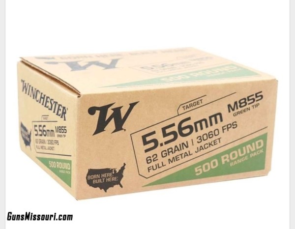 500 rounds Winchester 855