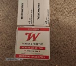 ~400 rounds Winchester White Box .45 ACP